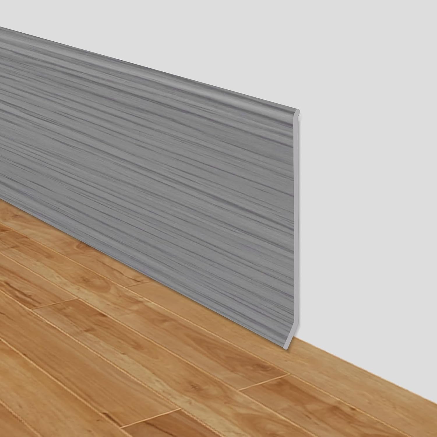 Baseboard Molding Trim - 1 Peça de Rodapé Autoadesivo para