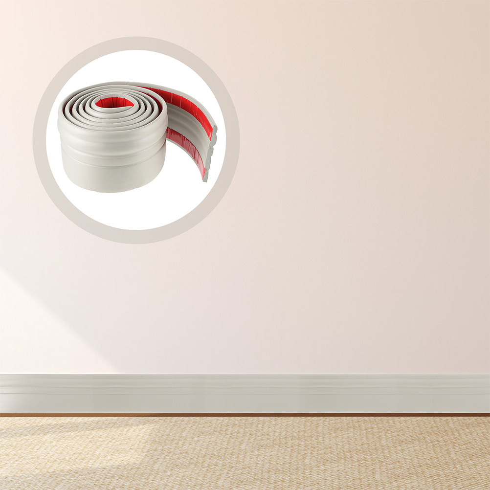 1 Rolo de Acabamento Adesivo p - Baseboard Molding Trim avaliação e preço