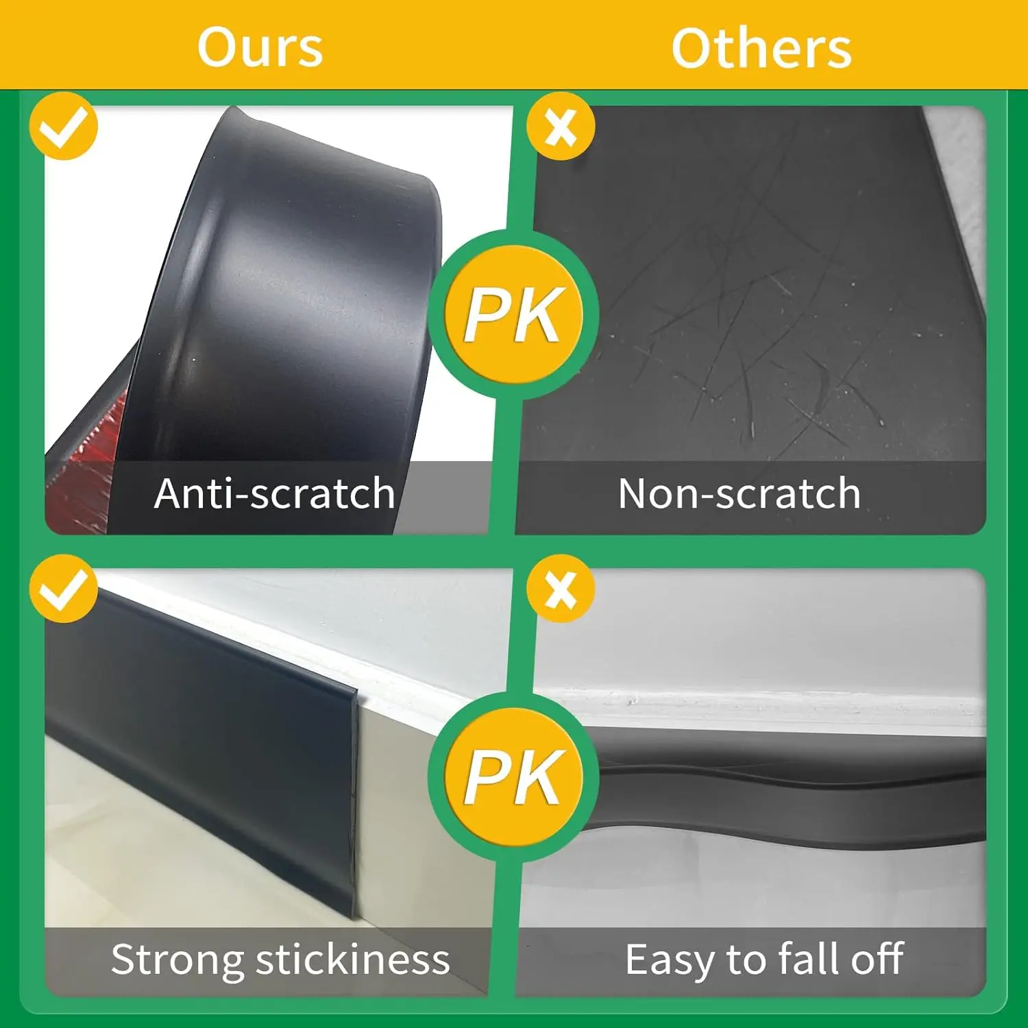 Rodapé Flexível Autoadesivo de - Baseboard Molding Trim avaliação e preço