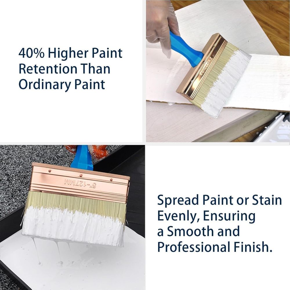 Conjunto Triplo de Pincéis de  - Wood Stain Brush avaliação e preço