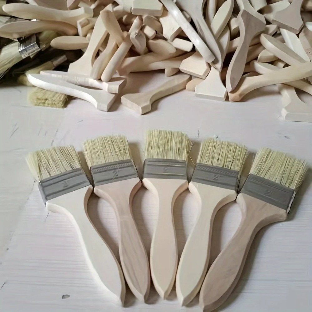Conjunto de Pincéis de Madeira - Wood Stain Brush avaliação e preço