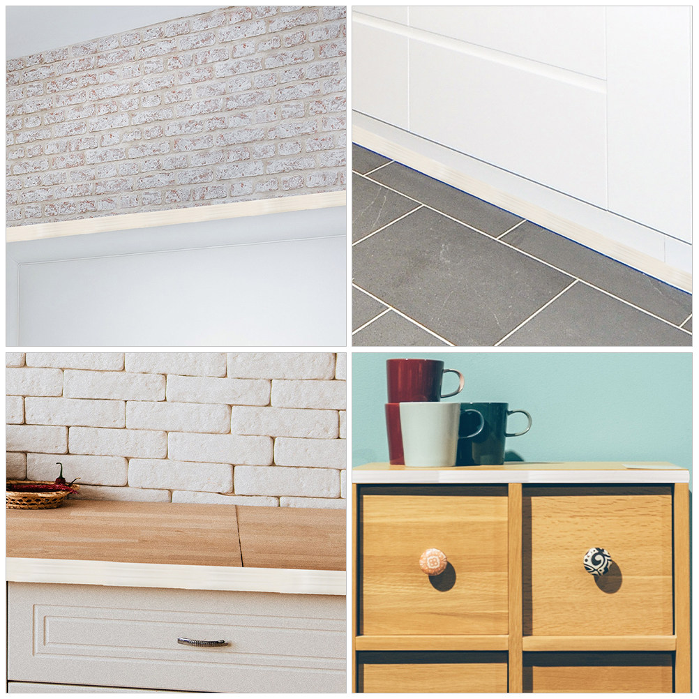 Moldura de Parede Autoadesiva  - Baseboard Molding Trim avaliação e preço