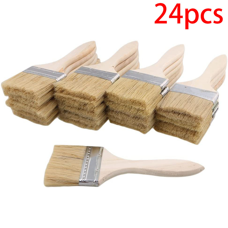 24 Pincéis de Pintura de 70mm  - Wood Stain Brush avaliação e preço