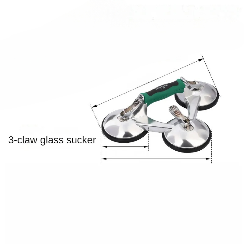 Ventosa de Vidro com Três Garr - Home Improvement Items avaliação e preço