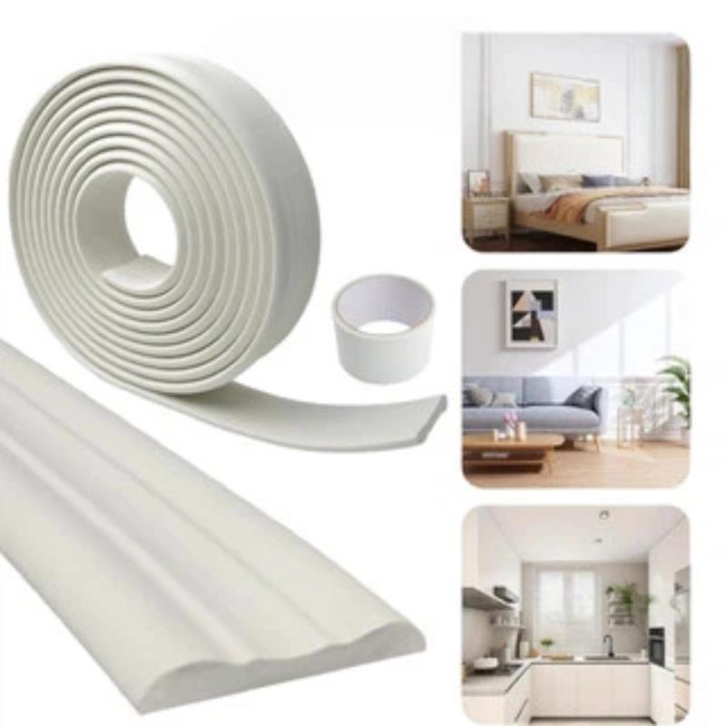 Fita Adesiva Decorativa de Par - Baseboard Molding Trim avaliação e preço