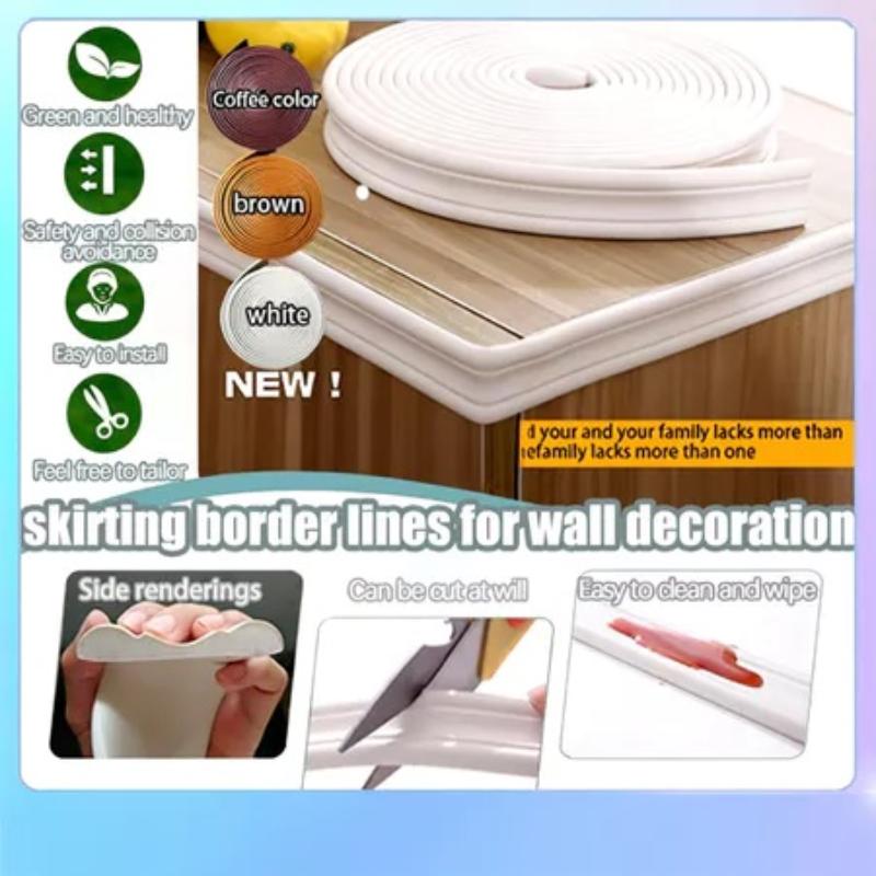 Fita Adesiva Decorativa de Par - Baseboard Molding Trim avaliação e preço