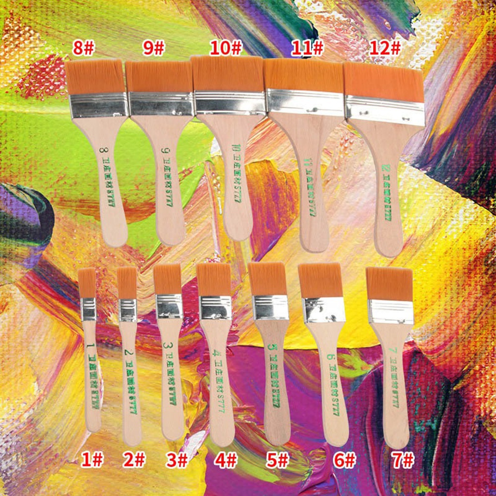 12pçs pincéis de pintura de ny - Wood Stain Brush avaliação e preço
