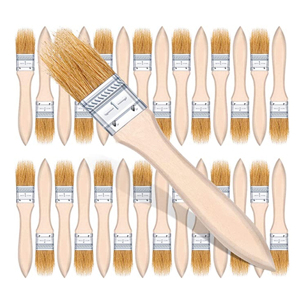 ABUH-100Pcs Pincéis de Pintura - Wood Stain Brush avaliação e preço