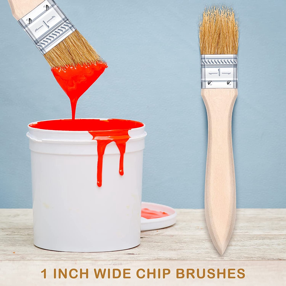 ABUH-100Pcs Pincéis de Pintura - Wood Stain Brush avaliação e preço