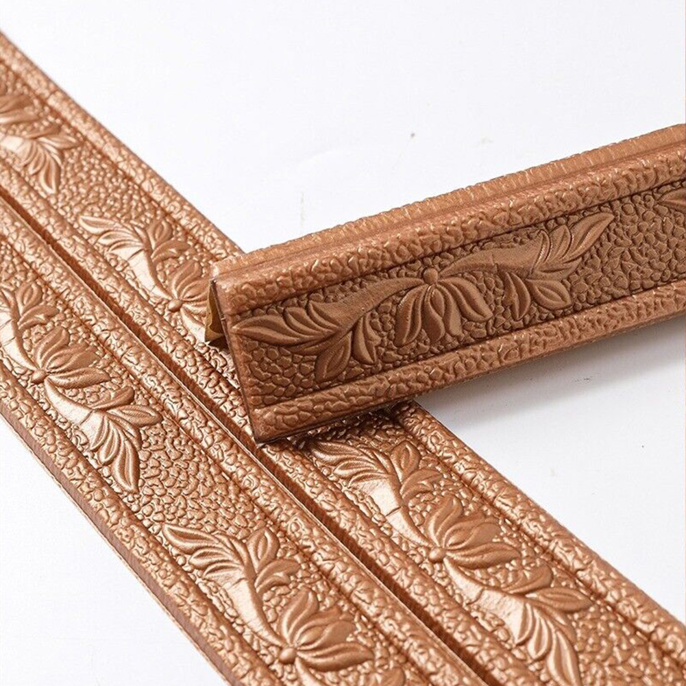 3d espuma parede guarnição lin - Baseboard Molding Trim avaliação e preço