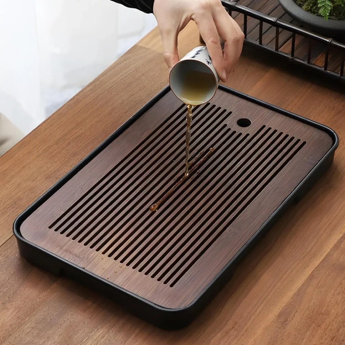 Mesa de chá de bambu destacáve - Home Improvement Mall avaliação e preço