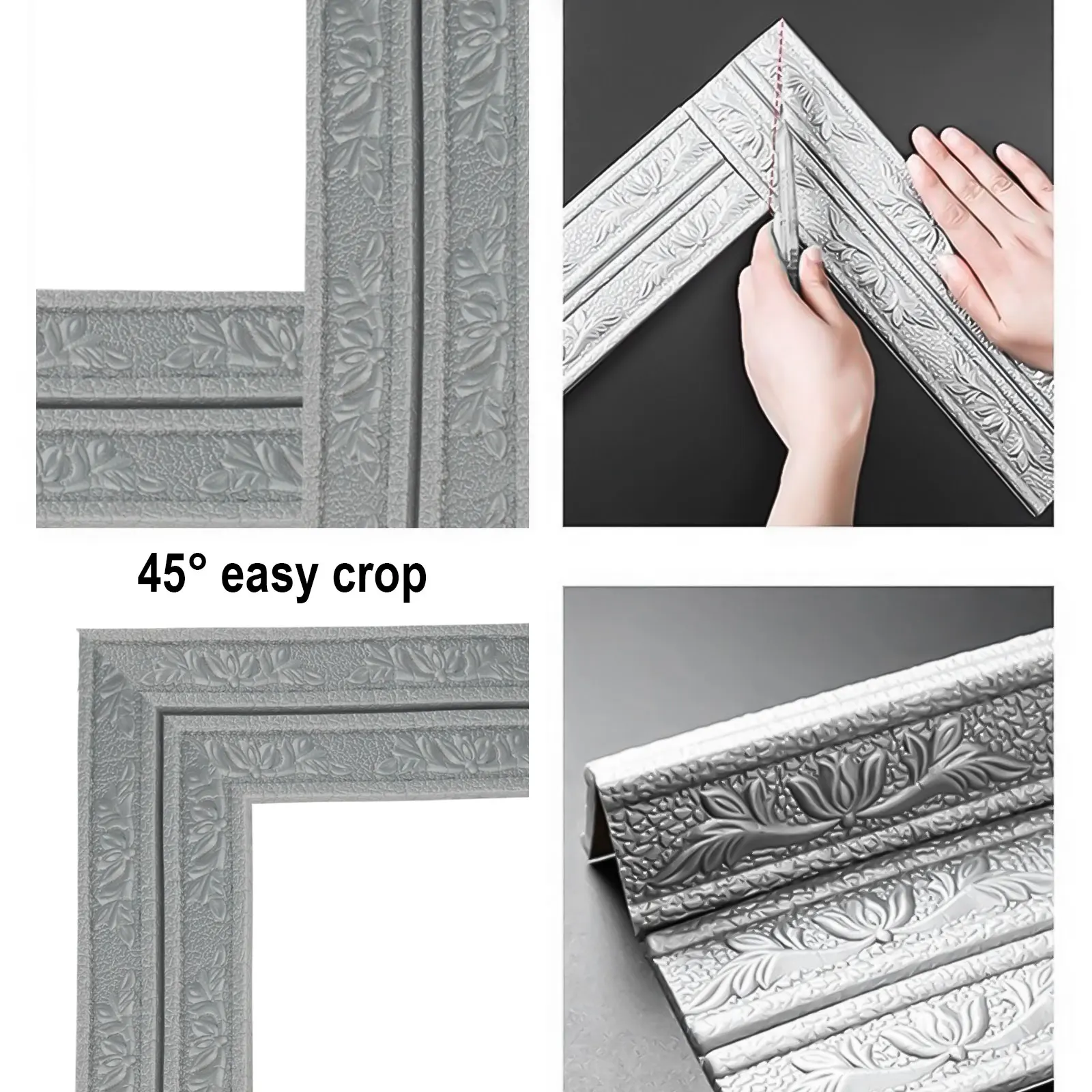 3d auto adesivos de parede rod - Baseboard Molding Trim avaliação e preço