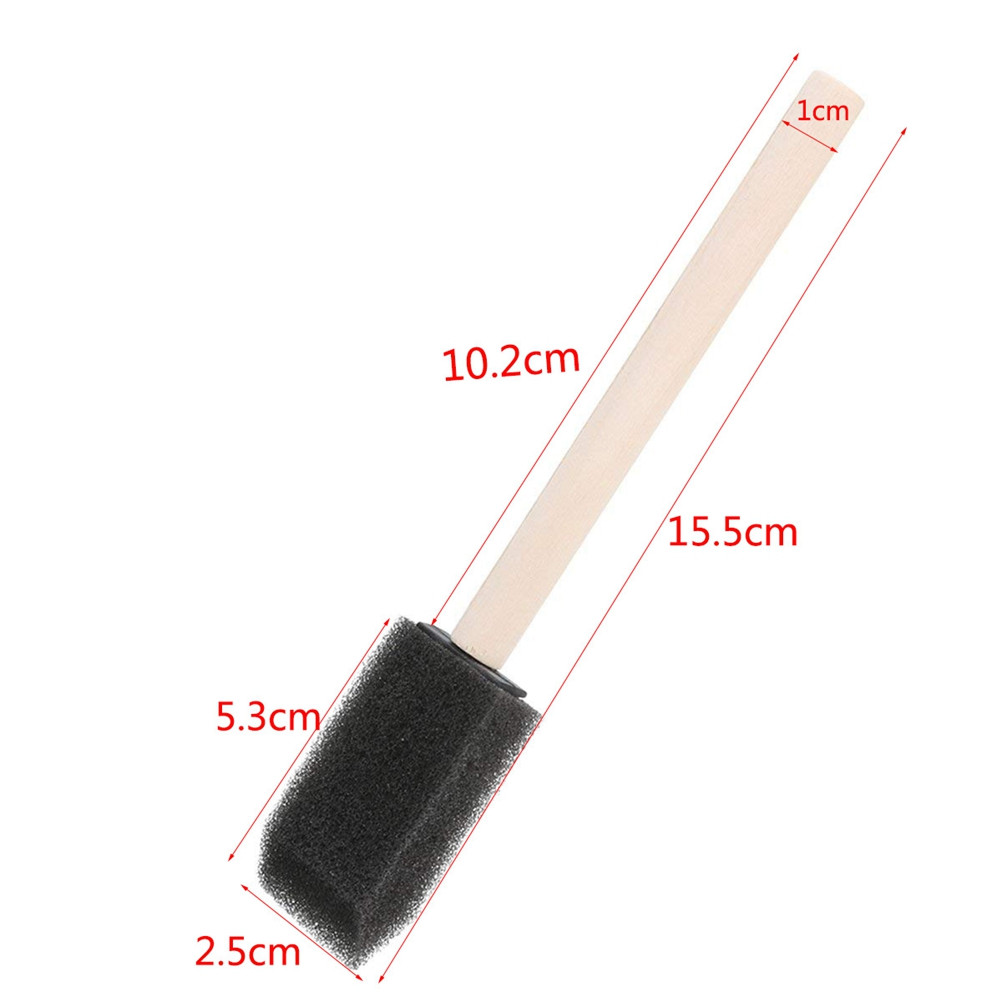 Pacote com 10 Pincéis de Espon - Wood Stain Brush avaliação e preço