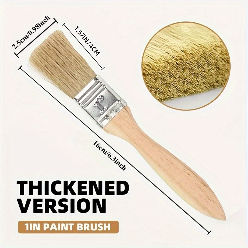 Conjunto de 25 Pincéis de Pint - Wood Stain Brush avaliação e preço