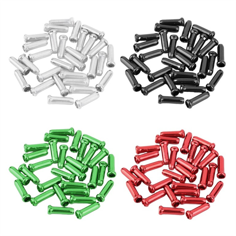 50 pçs bicicleta freio shifter - Wire Connector Cap avaliação e preço