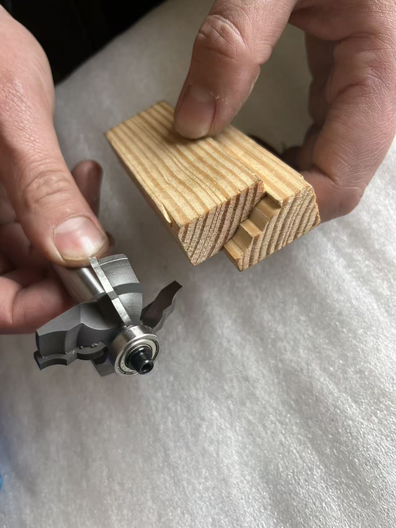Fresa de Tupia 2 em 1 para Enc - Baseboard Molding Trim avaliação e preço