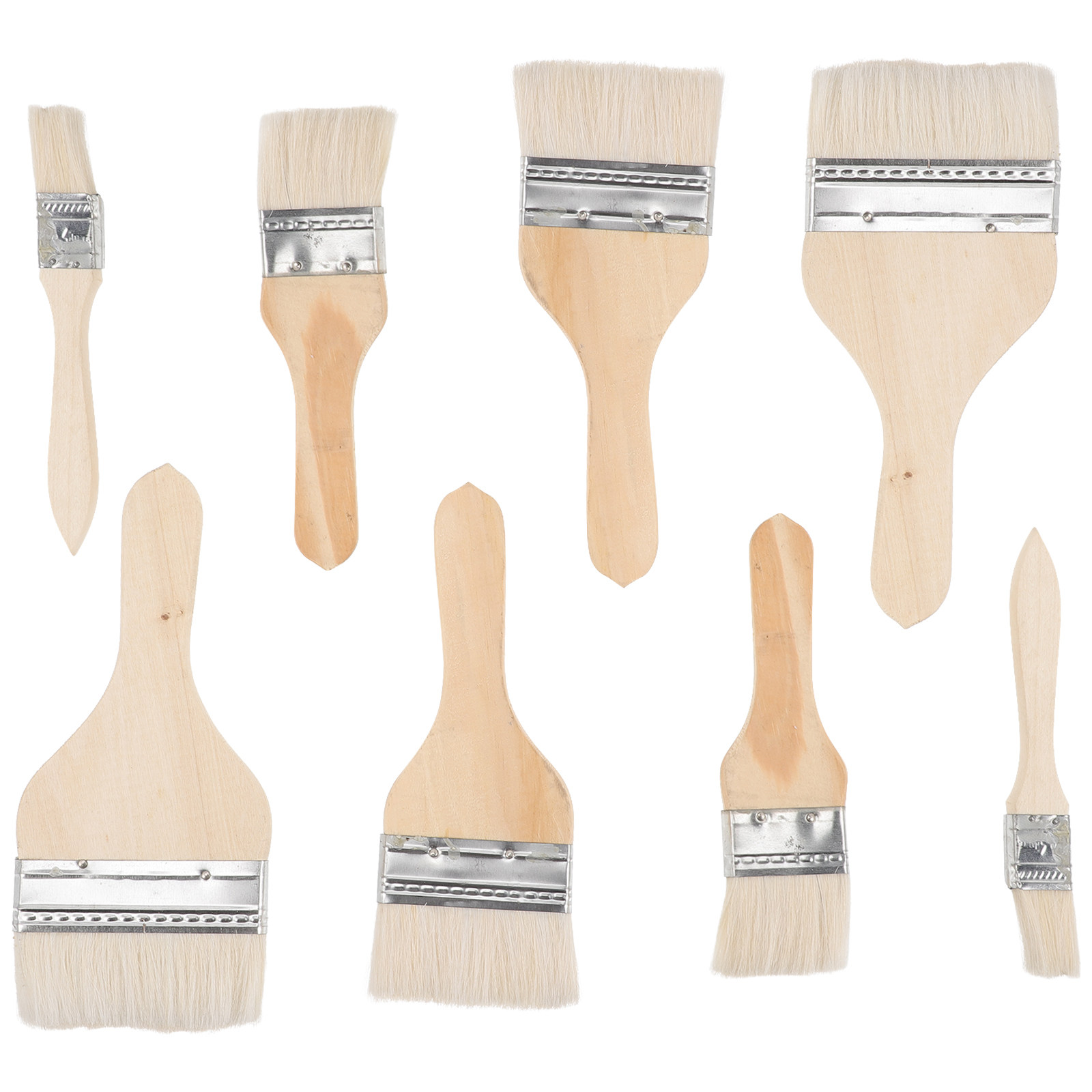 Conjunto de 8 Pincéis de Lã co - Wood Stain Brush avaliação e preço